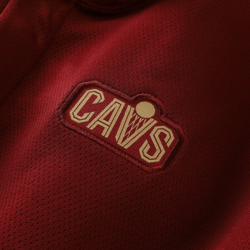 Cleveland Cavaliers 2025/26 Authentic Coaches Quarter-Zip Dri-Fit Top Wine