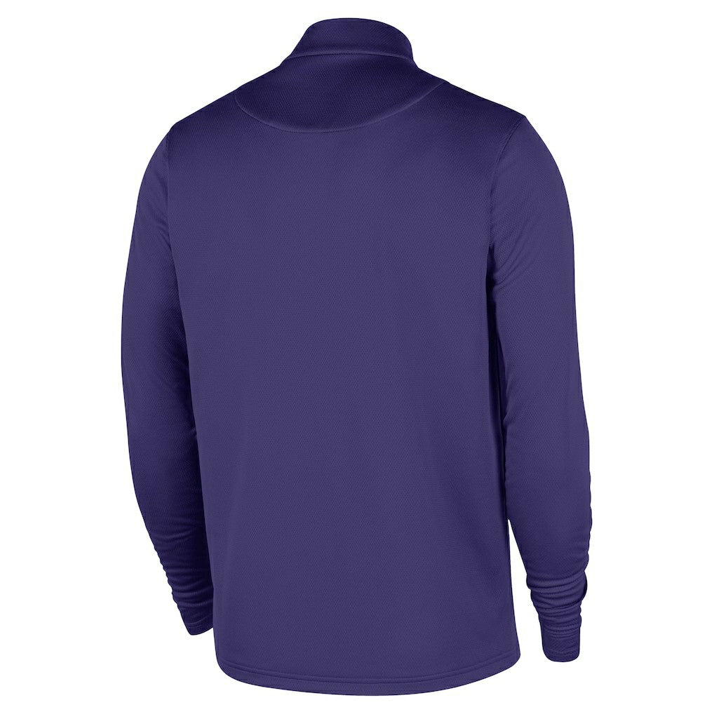 Charlotte Hornets 2025/26 Authentic Coaches Quarter-Zip Dri-Fit Top Purple