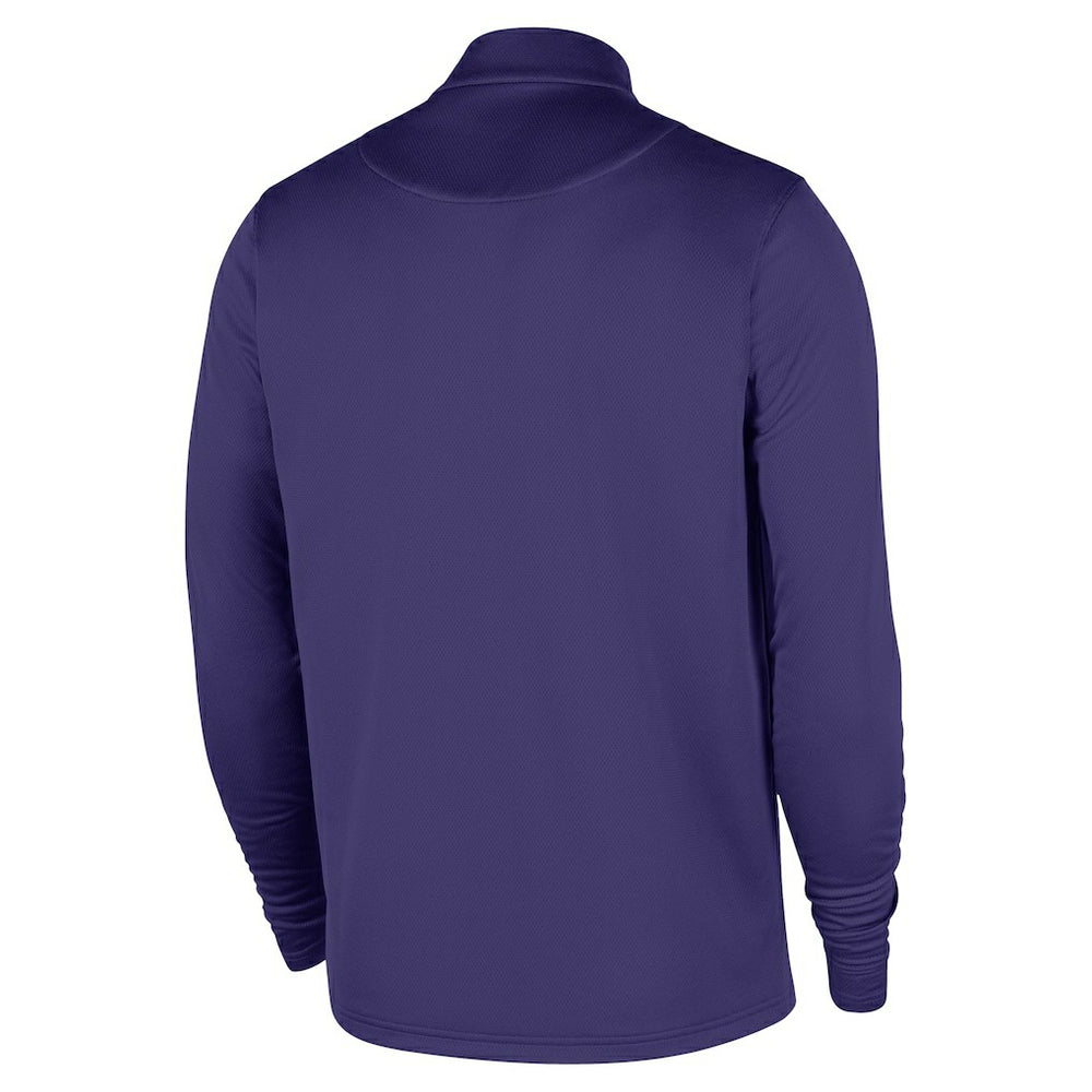 Charlotte Hornets 2025/26 Authentic Coaches Quarter-Zip Dri-Fit Top Purple