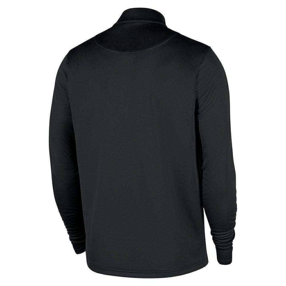 Dallas Mavericks 2025/26 Authentic Coaches Quarter-Zip Dri-Fit Top Black
