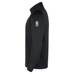 Dallas Mavericks 2025/26 Authentic Coaches Quarter-Zip Dri-Fit Top Black