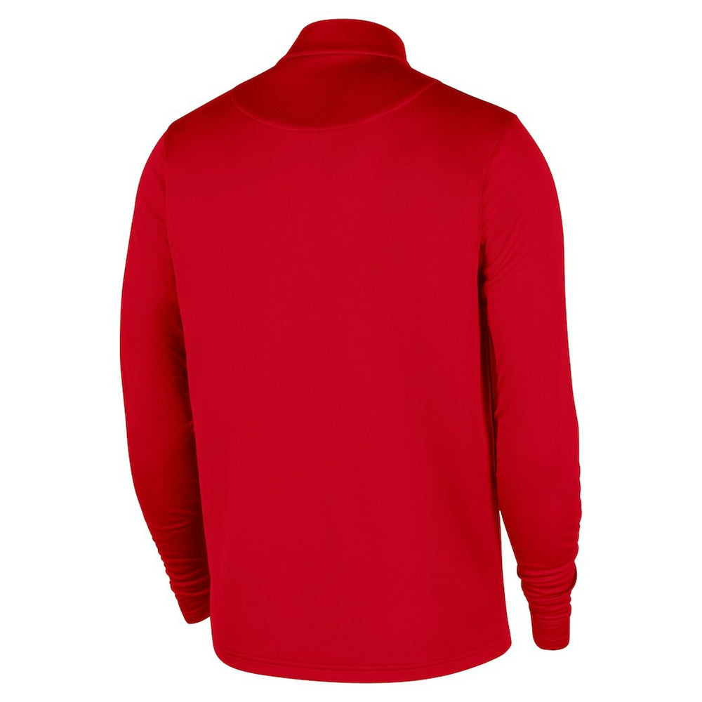 Chicago Bulls 2025/26 Authentic Coaches Quarter-Zip Dri-Fit Top Red