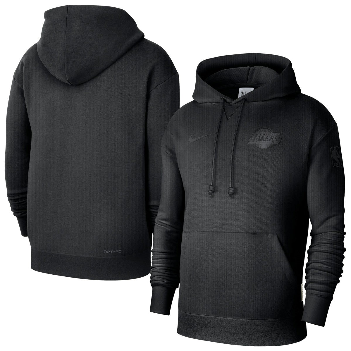 Los Angeles Lakers Men's Authentic Travel Standard Issue Dri-Fit Hoodie Black