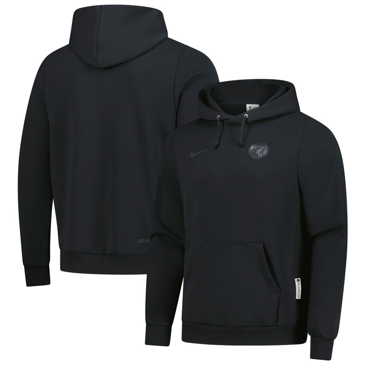 Minnesota Timberwolves Men's Authentic Travel Standard Issue Dri-Fit Hoodie Black