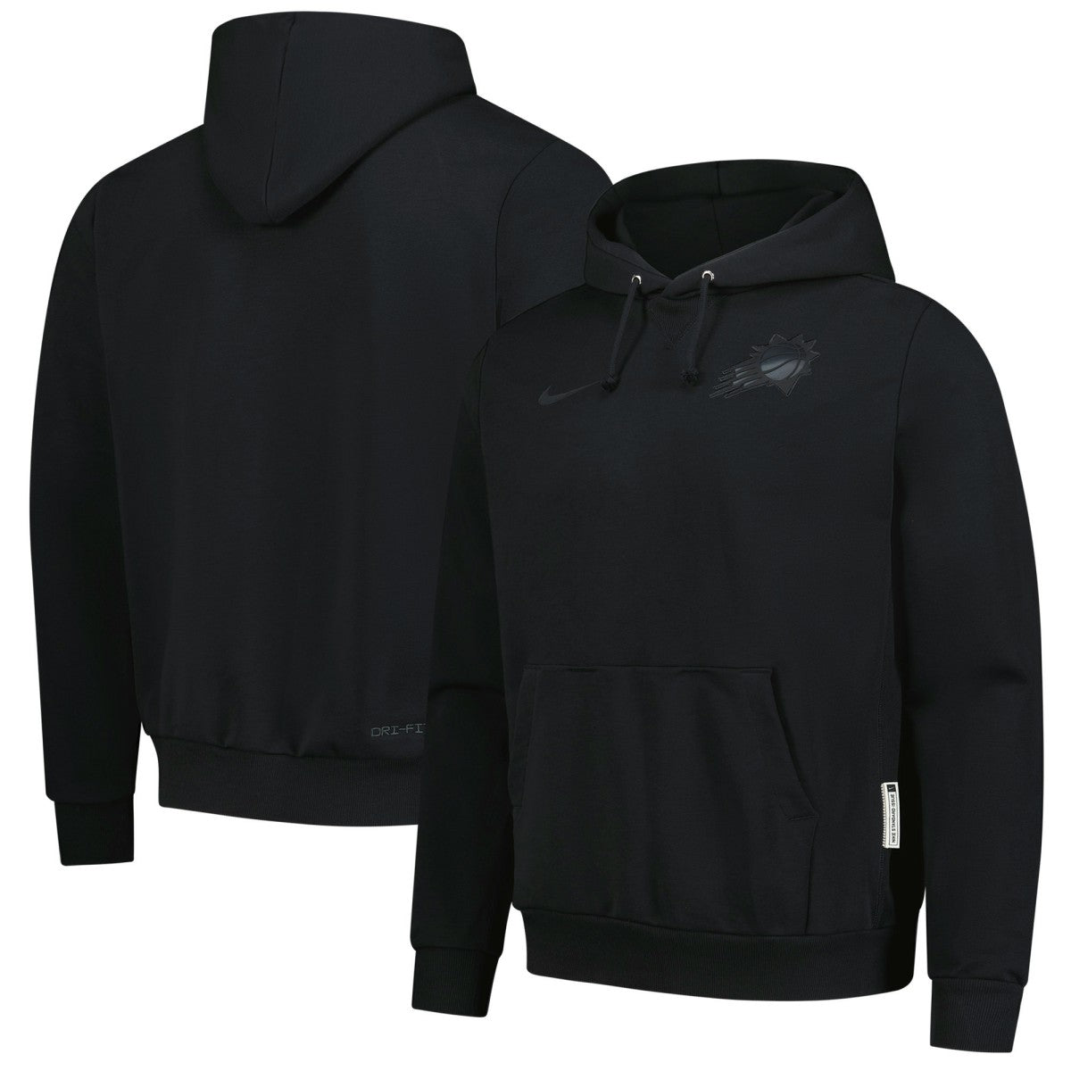 Phoenix Suns Men's Authentic Travel Standard Issue Dri-Fit Hoodie Black