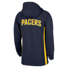 Indiana Pacers Authentic On Court Zone Quarter-Zip Dri-FIT Hoodie Jacket Navy
