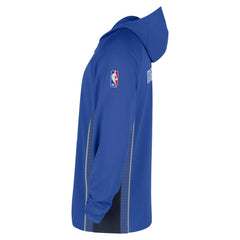 Dallas Mavericks Authentic On Court Zone Quarter-Zip Dri-FIT Hoodie Jacket Royal