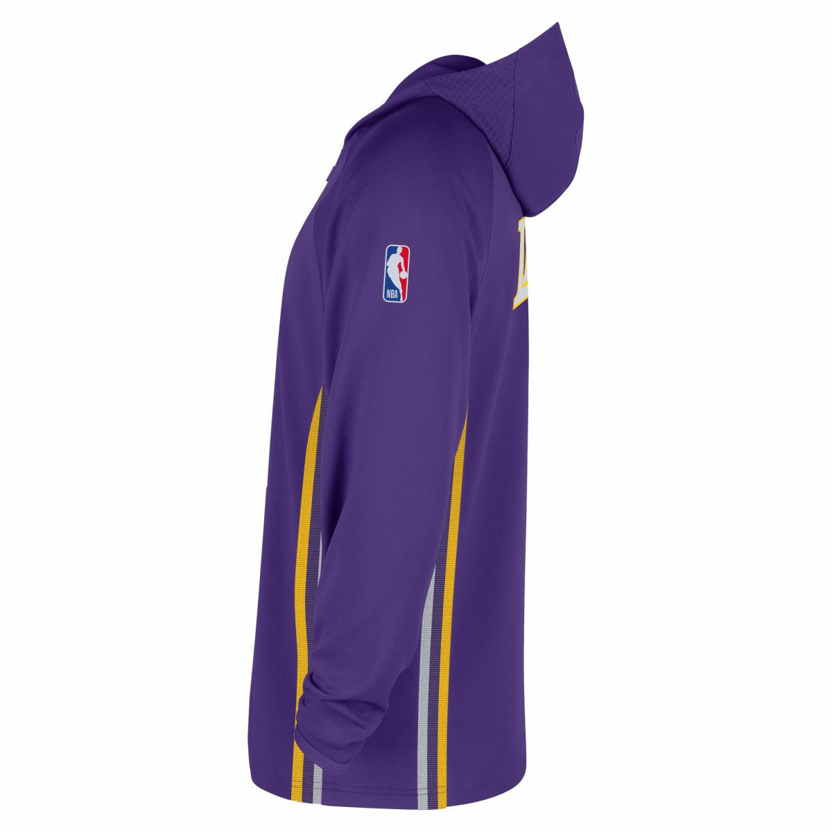 Los Angeles Lakers Authentic On Court Zone Quarter-Zip Dri-FIT Hoodie Jacket Purple