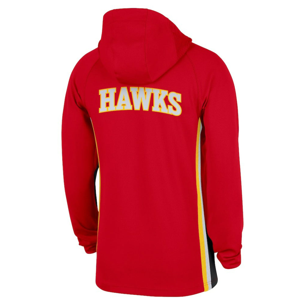 Atlanta Hawks Authentic On Court Zone Quarter-Zip Dri-FIT Hoodie Jacket Red