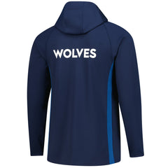 Minnesota Timberwolves Authentic On Court Zone Quarter-Zip Dri-FIT Hoodie Jacket Navy