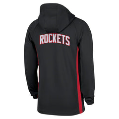 Houston Rockets Authentic On Court Zone Quarter-Zip Dri-FIT Hoodie Jacket Black
