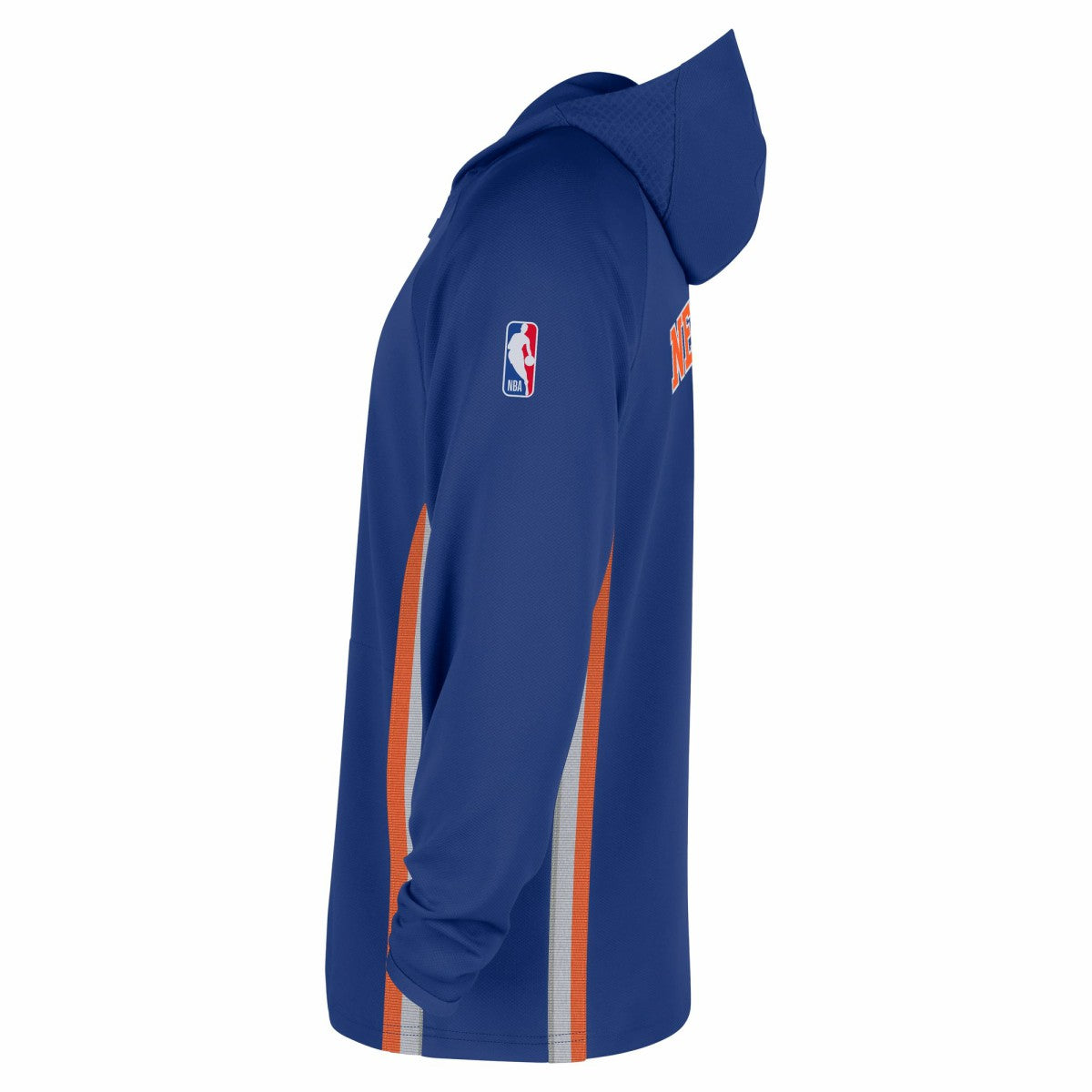 New York Knicks Authentic On Court Zone Quarter-Zip Dri-FIT Hoodie Jacket Blue