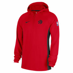 Toronto Raptors Authentic On Court Zone Quarter-Zip Dri-FIT Hoodie Jacket Red
