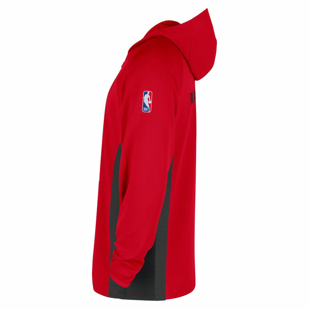 Toronto Raptors Authentic On Court Zone Quarter-Zip Dri-FIT Hoodie Jacket Red