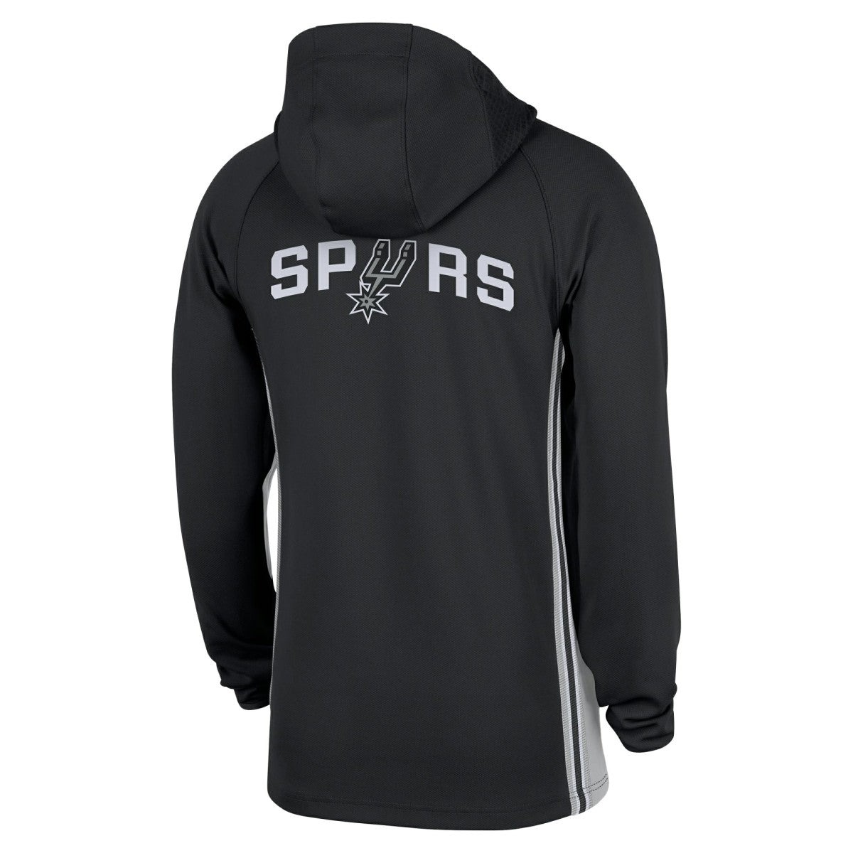 San Antonio Spurs Authentic On Court Zone Quarter-Zip Dri-FIT Hoodie Jacket Black