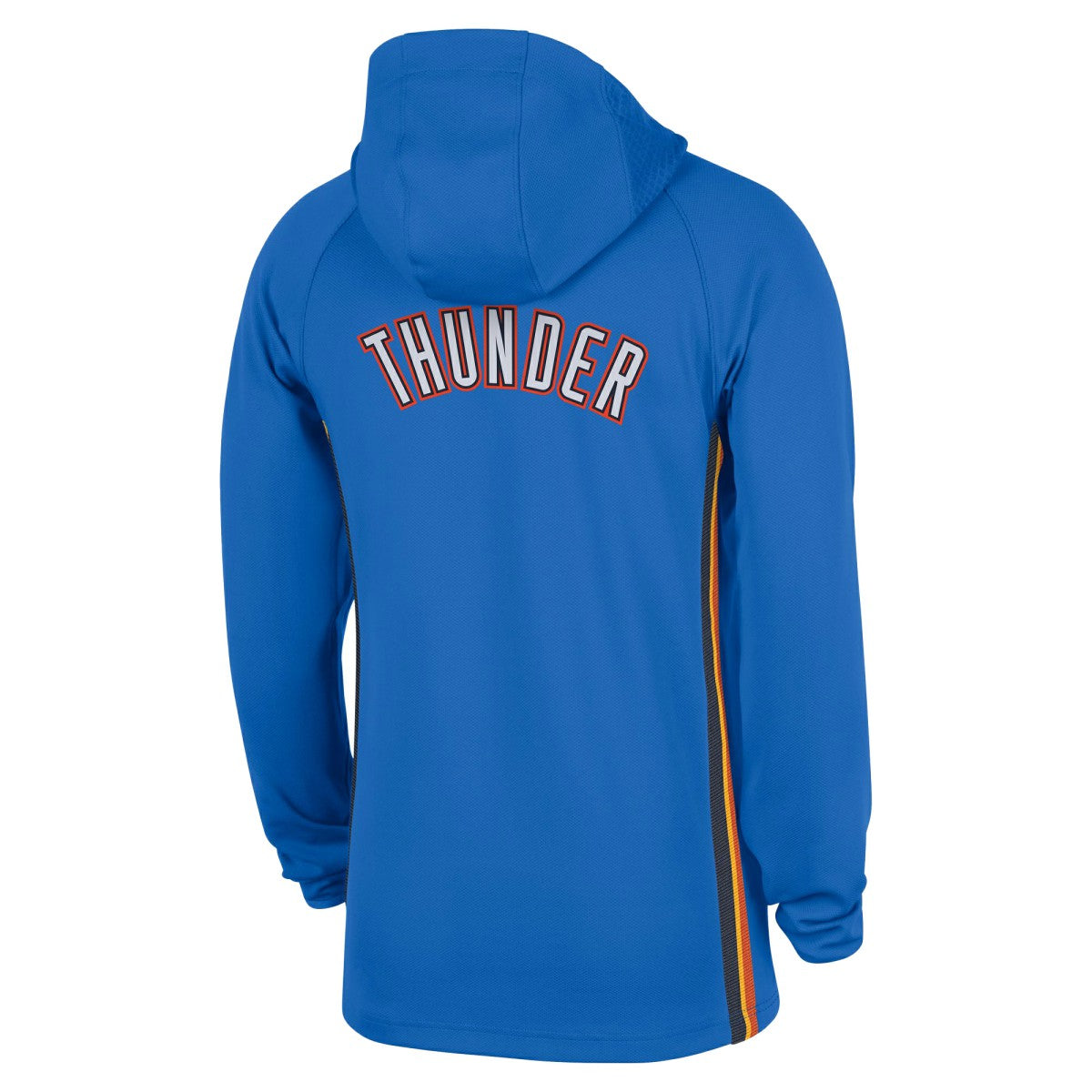 Oklahoma City Thunder Authentic On Court Zone Quarter-Zip Dri-FIT Hoodie Jacket Blue