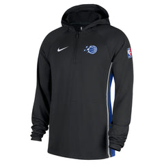 Orlando Magic Authentic On Court Zone Quarter-Zip Dri-FIT Hoodie Jacket Black