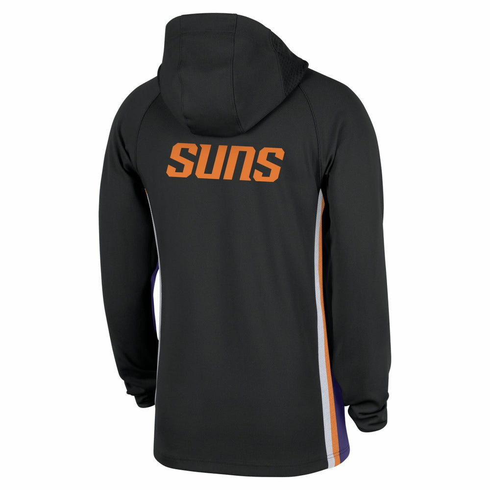 Phoenix Suns Authentic On Court Zone Quarter-Zip Dri-FIT Hoodie Jacket Black