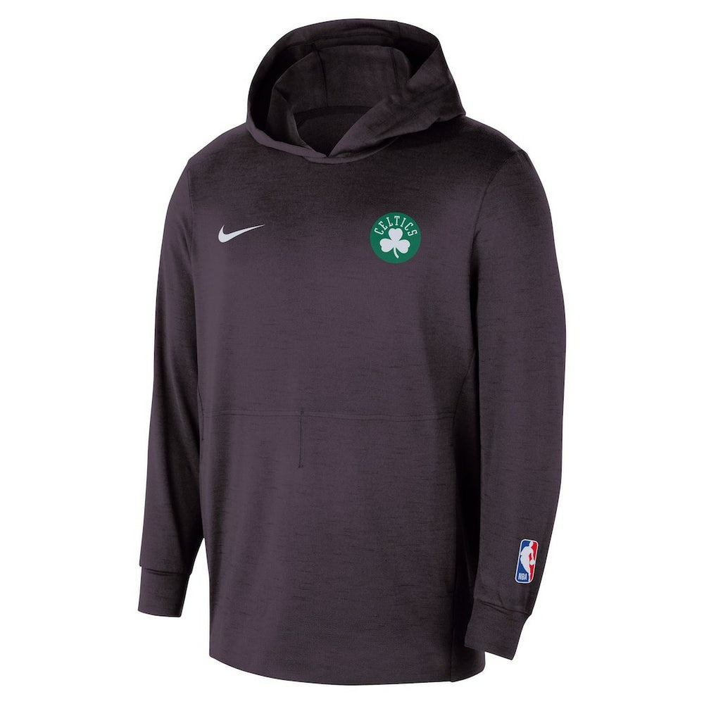 Boston Celtics Authentic Practice Yoga Restore Dri-Fit Pullover Hoodie Black