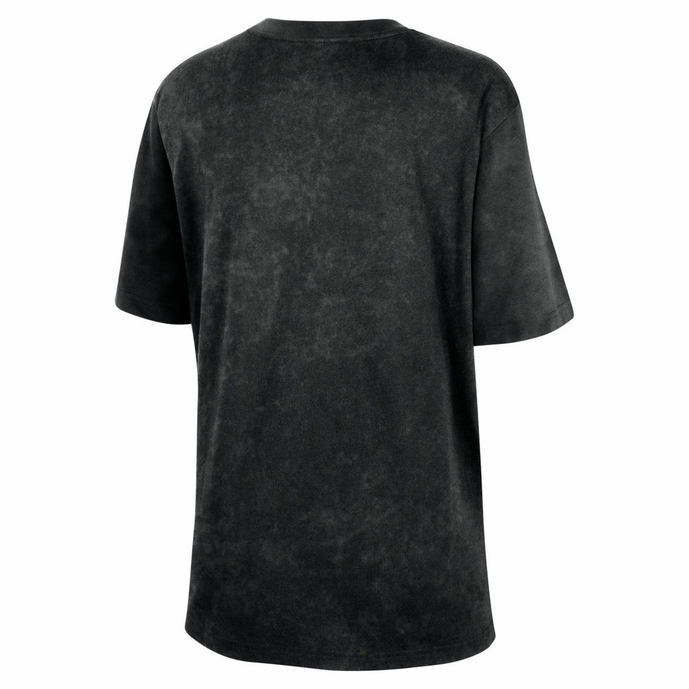 New York Knicks Women's Courtside Original Content Vintage Washed Boyfriend T-Shirt Black