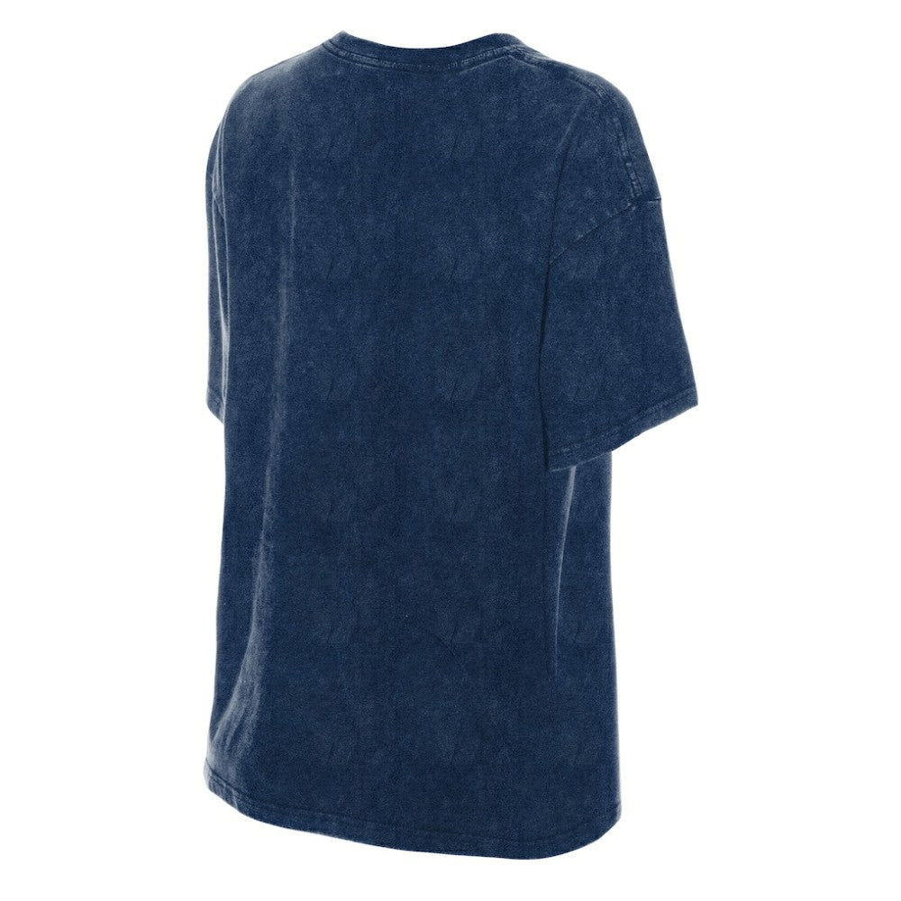 Detroit Tigers New Era Women's Mineral Wash Oversized T-Shirt - Navy T-shirts