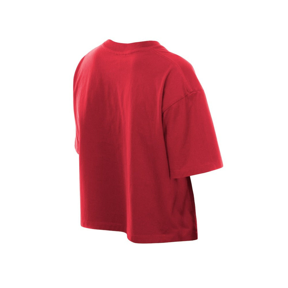 Philadelphia Phillies New Era Women's Boxy Foil Logo T-Shirt - Red T-shirts