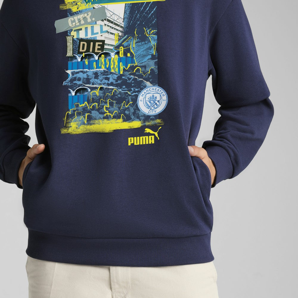 Manchester City ftblNRGY+ Pullover Hoodie Navy