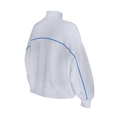 New Era Buffalo Bills Female Adult White Functional Fandom Quarter-Zip Sweatshirt