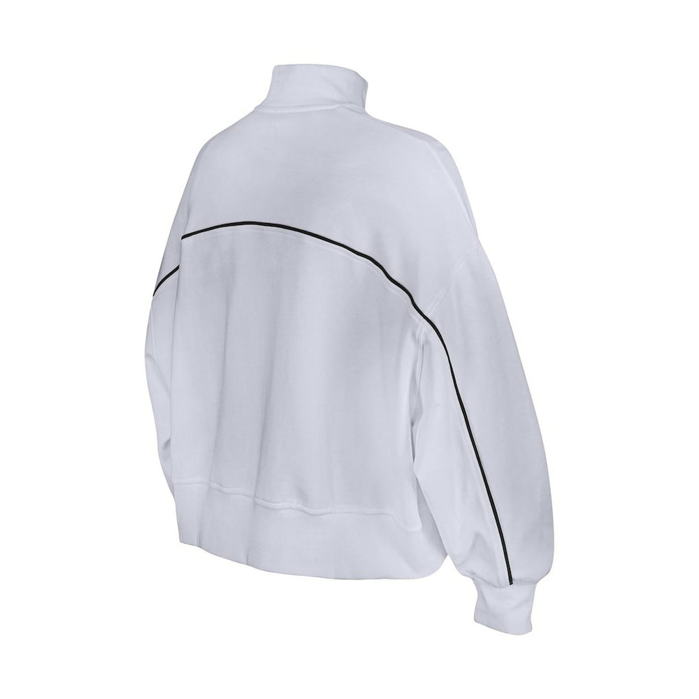 New Era Pittsburgh Steelers Female Adult White Functional Fandom Quarter-Zip Sweatshirt