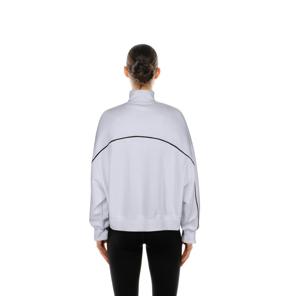 New Era Pittsburgh Steelers Female Adult White Functional Fandom Quarter-Zip Sweatshirt