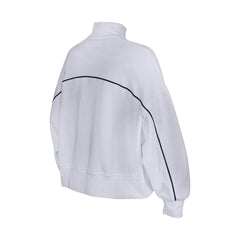 New Era Seattle Seahawks Female Adult White Functional Fandom Quarter-Zip Sweatshirt