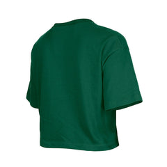 New York Jets New Era Girl's Flip Sequin Boxy T-Shirt Green