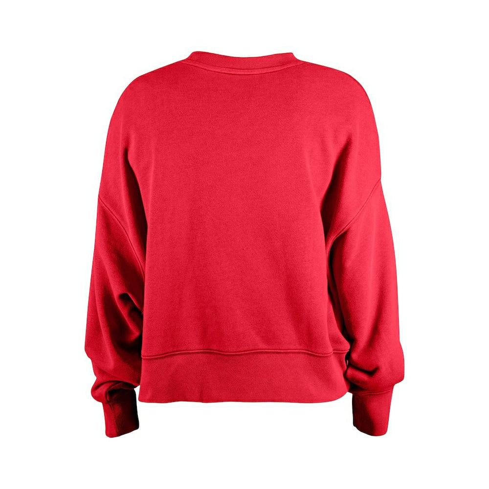 Kansas City Chiefs New Era Girl's Flip Sequin Sweatshirt Red