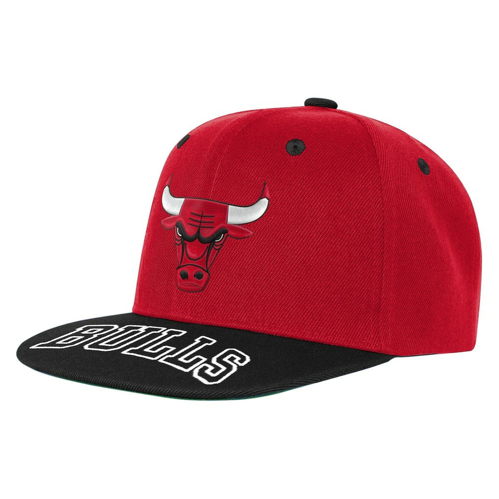 Chicago Bulls Outerstuff Youth Two-Tone Snapback Hat Red/Black