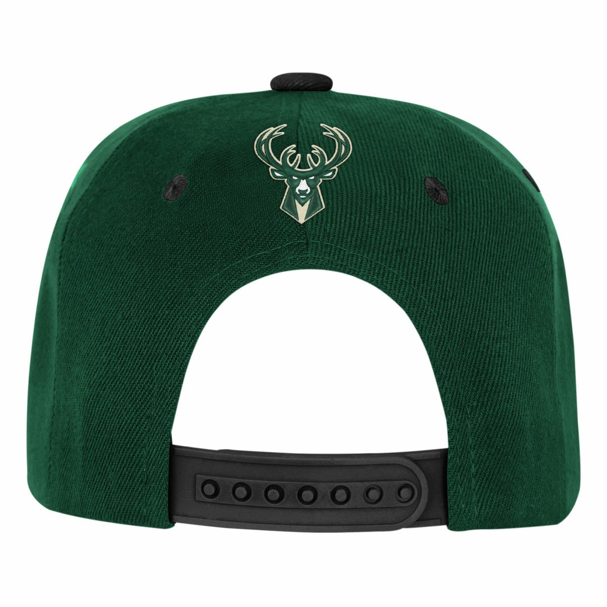 Milwaukee Bucks Outerstuff Youth Two-Tone Snapback Hat Hunter Green/Black