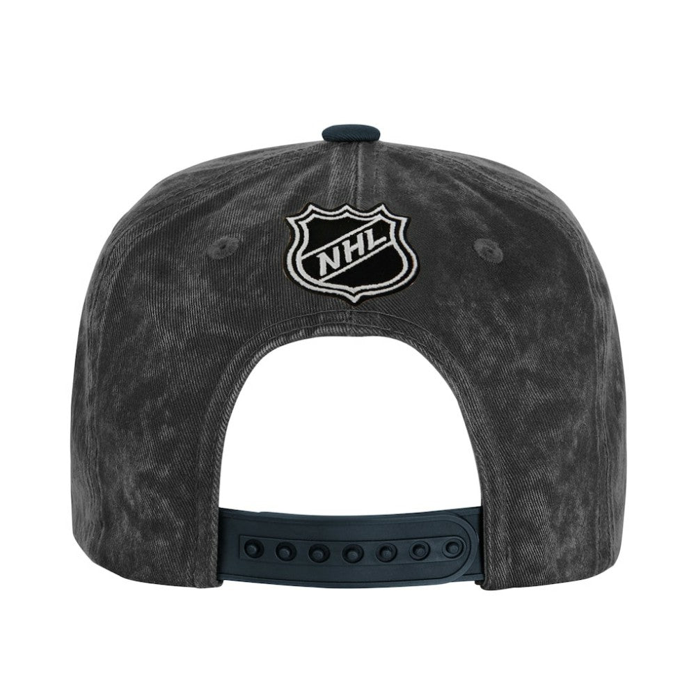 NHL Vegas Golden Knights Outerstuff Youth True Retro Deadstock Adjustable Hat - Silver/Black