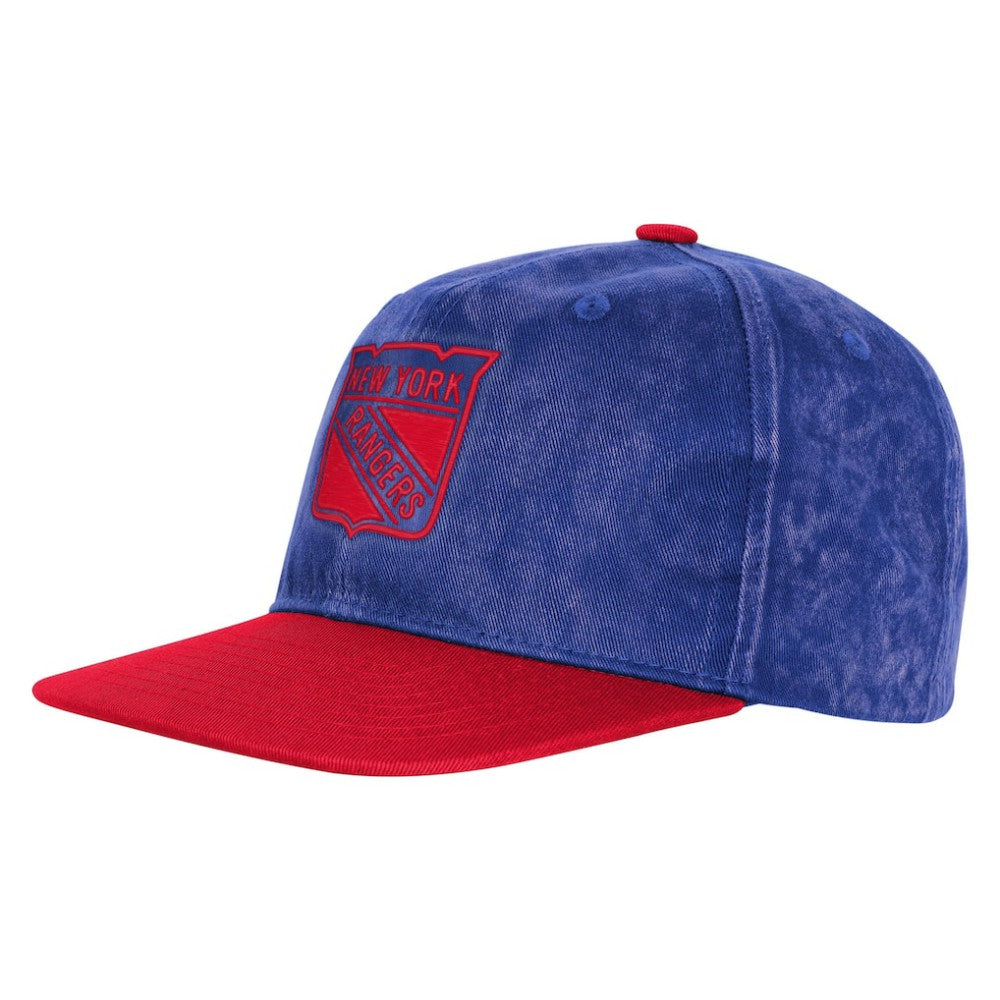 NHL New York Rangers Outerstuff Youth True Retro Deadstock Adjustable Hat - Royal/Red