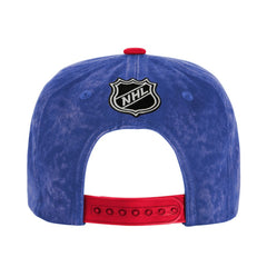 NHL New York Rangers Outerstuff Youth True Retro Deadstock Adjustable Hat - Royal/Red
