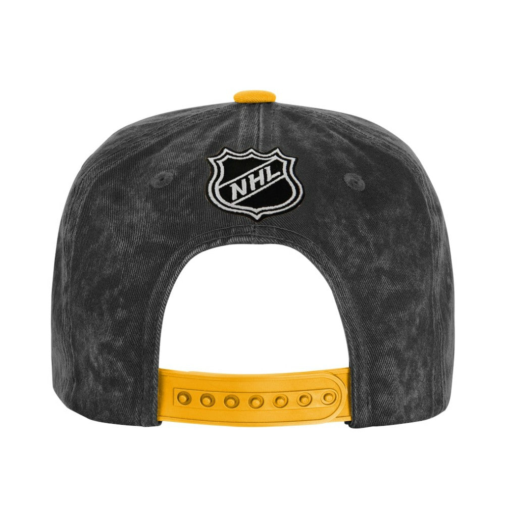 NHL Boston Bruins Outerstuff Youth True Retro Deadstock Adjustable Hat - Black/Gold