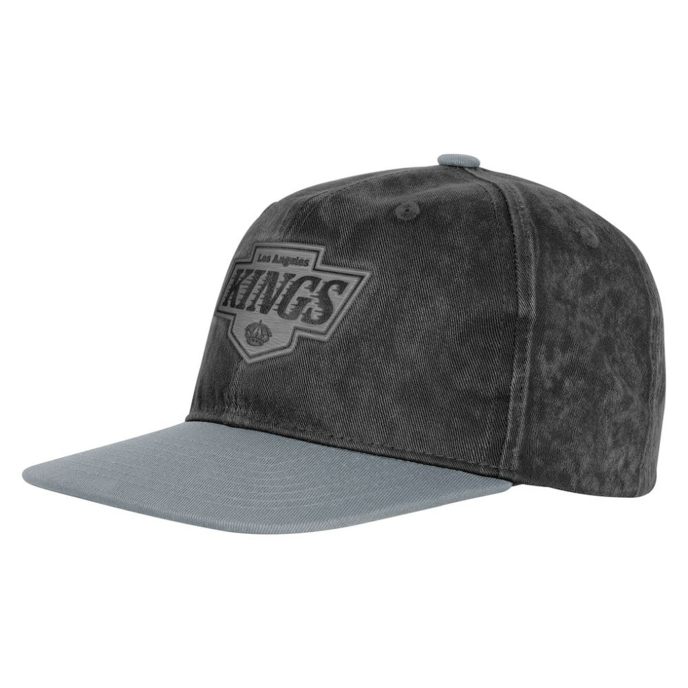 NHL Los Angeles Kings Outerstuff Youth True Retro Deadstock Adjustable Hat - Black/Silver