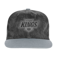 NHL Los Angeles Kings Outerstuff Youth True Retro Deadstock Adjustable Hat - Black/Silver