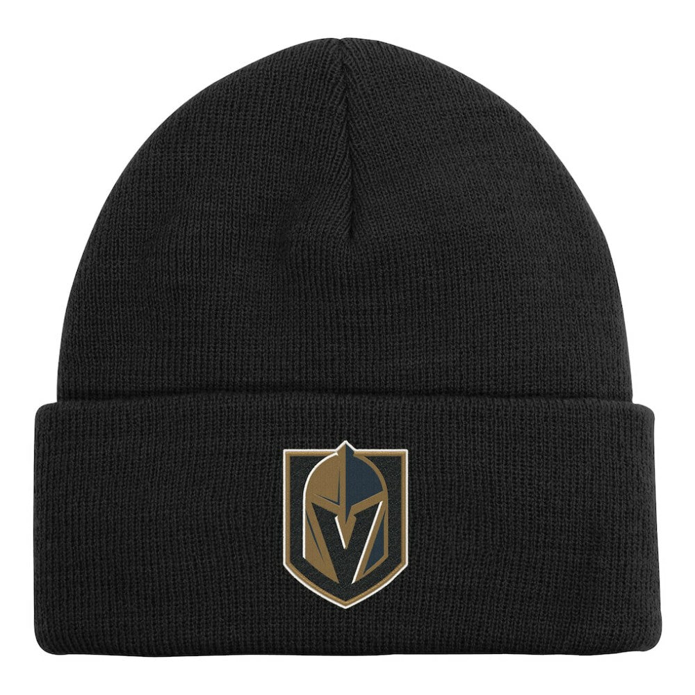NHL Vegas Golden Knights Outerstuff Youth 2.0 Essential Cuffed Knit Hat - Black