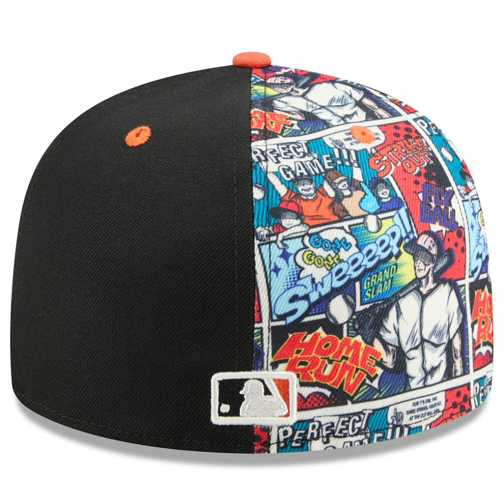 San Francisco Giants New Era 2025 MLB Diamond Hero Edition 59FIFTY Fitted Hat - Black/Orange Hats