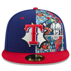 Texas Rangers New Era 2025 MLB Diamond Hero Edition 59FIFTY Fitted Hat - Royal/Red Hats
