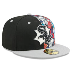 Chicago White Sox New Era 2025 MLB Diamond Hero Edition 59FIFTY Fitted Hat - Black/Gray Hats