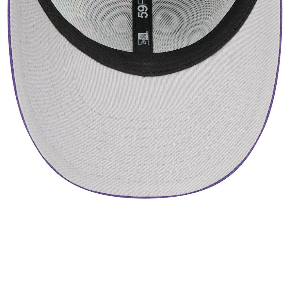 Colorado Rockies New Era 2025 MLB Diamond Hero Edition Low Profile 59FIFTY Fitted Hat - Black/Purple Hats