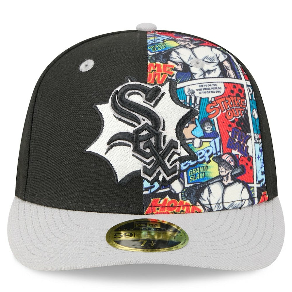 Chicago White Sox New Era 2025 MLB Diamond Hero Edition Low Profile 59FIFTY Fitted Hat - Black/Gray Hats