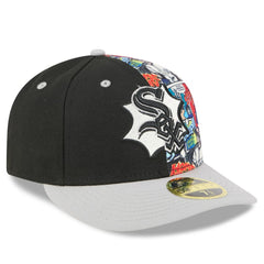Chicago White Sox New Era 2025 MLB Diamond Hero Edition Low Profile 59FIFTY Fitted Hat - Black/Gray Hats