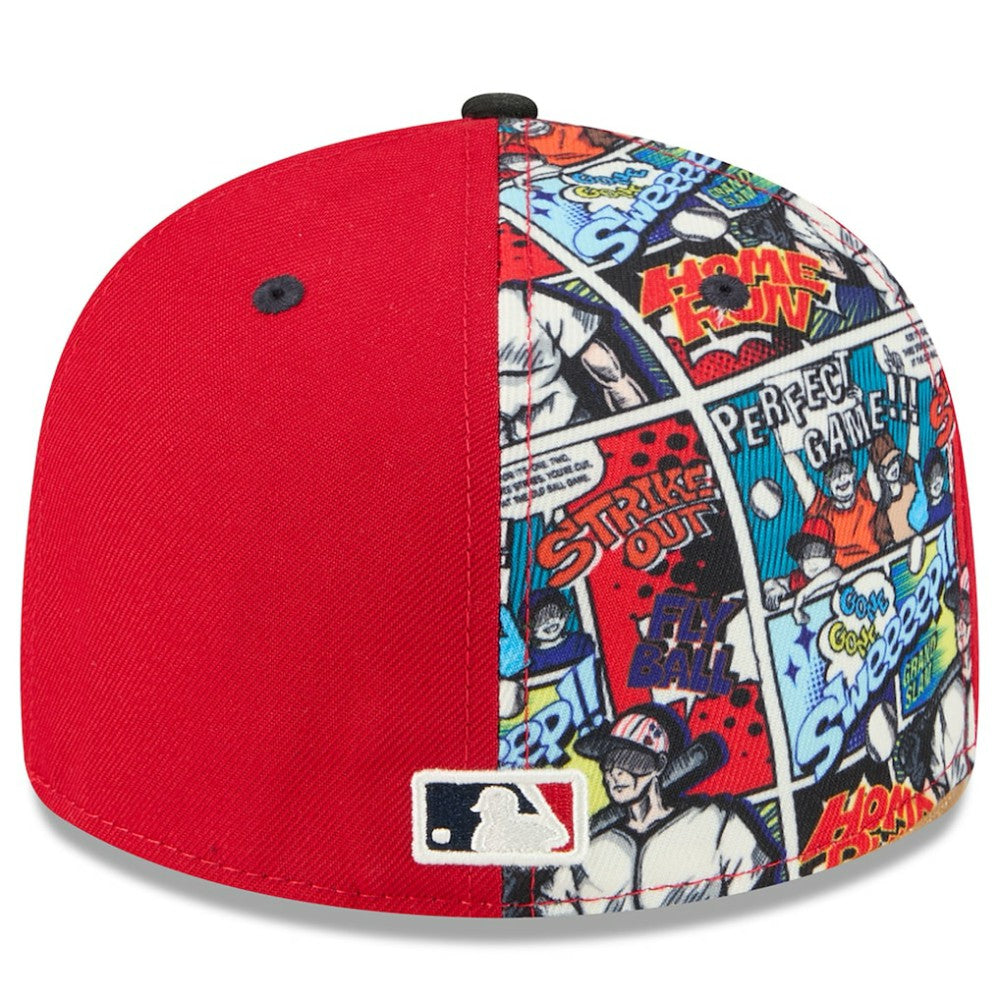 Cincinnati Reds New Era 2025 MLB Diamond Hero Edition Low Profile 59FIFTY Fitted Hat - Red/Black Hats