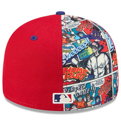 Philadelphia Phillies New Era 2025 MLB Diamond Hero Edition Low Profile 59FIFTY Fitted Hat - Red/Royal Hats